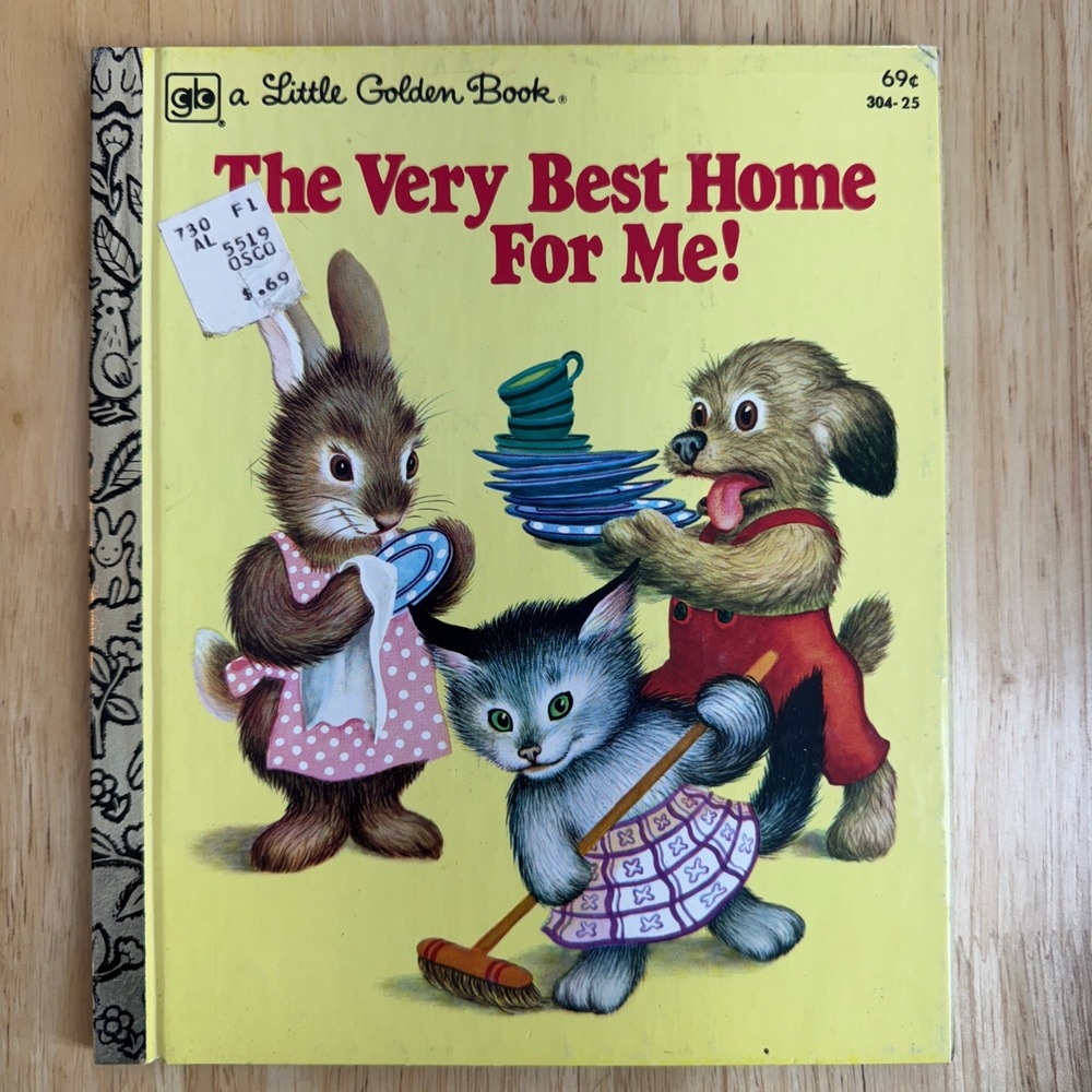 The Very Best Home For Me! A Little‎ Golden Book Childrens Classic Story Book